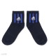 جوراب نیم ساق گلدوزی کد 80002 طرح Adidas