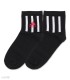 جوراب نیم ساق گلدوزی کد 80002 طرح Adidas