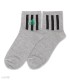 جوراب نیم ساق گلدوزی کد 80002 طرح Adidas