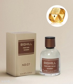 پرفیوم زنانه بیگهیل Bighill کد W27 رایحه Lady Million Paco Rabanne