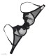 ست شورت و سوتین توری فنردار Barone بارون گلدوزی کد 335 مدل 100