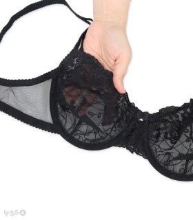 ست شورت و سوتین توری فنردار Barone بارون گلدوزی کد 335 مدل 138