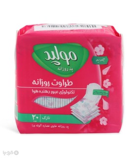 خرید پد ‌بهداشتی روزانه نازک کتانی معطر مولپد Molped