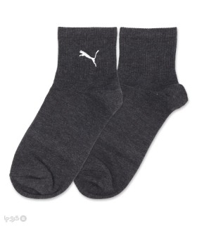 جوراب نیم ساق اسپرت کش انگلیسی گلدوزی طرح Puma