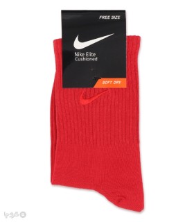 جوراب ساقدار اسپرت کش انگلیسی گلدوزی طرح Nike طیف قرمز