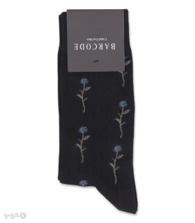 خرید جوراب ساقدار مردانه بارکد طرح Night Rose