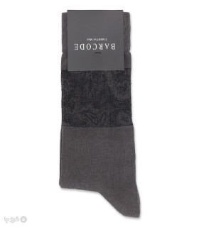 جوراب ساقدار مردانه بارکد طرح Olive Grove