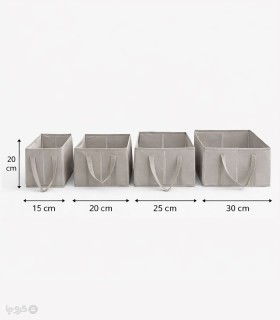 باکس نظم دهنده اسپان و مقوا کفی دار ایراناکارا ابعاد 20x40 سانتی متر با عرض مختلف