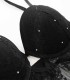 بادی فانتزی کاپدار جک دار فنردار دانتل و توری نگین دار Neev نیو کد Kiss مشکی Black