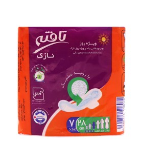 نوار بهداشتی بالدار نازک مشبک تافته ویژه روز کد 1105 - بسته 7 عددی