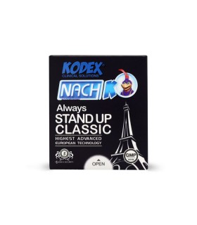 کاندوم بسیار نازک ناچ کدکس Nach Kodex مدل Stand Up Classic - بسته 3 عددی