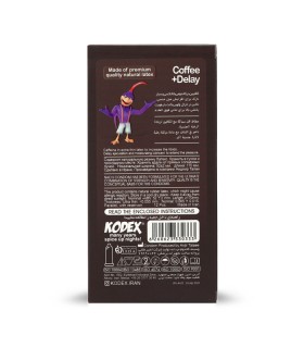 کاندوم بسیار نازک تاخیری ناچ کدکس Nach Kodex مدل Coffee - بسته 12 عددی