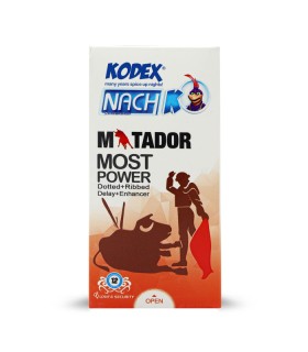 کاندوم تحریک کننده ناچ کدکس Nach Kodex مدل Matador - بسته 12 عددی