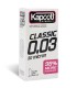 کاندوم بسیار نازک کاپوت Kapoot مدل Classic 0.03 - بسته 12 عددی
