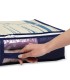 خرید کاور پتو و بالش ضد آب کد 375 طرح‌دار ابعاد 15×35×50 سانتی متر سایز S کرم آبی