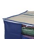خرید کاور پتو و بالش ضد آب کد 377 طرح‌دار ابعاد 25×48×65 سانتی متر سایز L کرم آبی