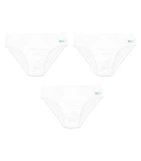 شورت اسلیپ لیفه‌ای نیکو تن پوش کد 3300 سفید - بسته سه عددی