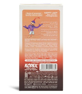 کاندوم نازک خاردار ناچ کدکس Nach Kodex مدل Happy Lady - بسته 10 عددی